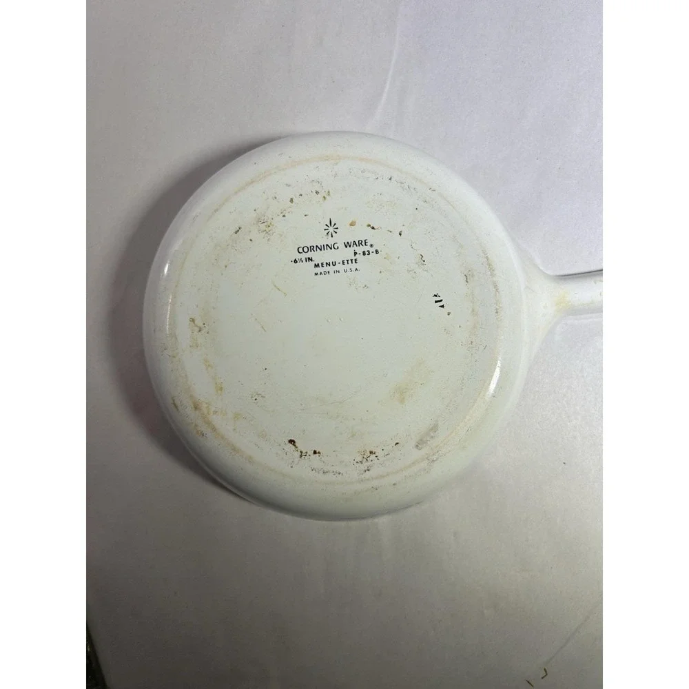 Vintage Corning Ware Cornflower Blue Menu-Ette Skillet 6 1/2 inch P-83-B No Lid
